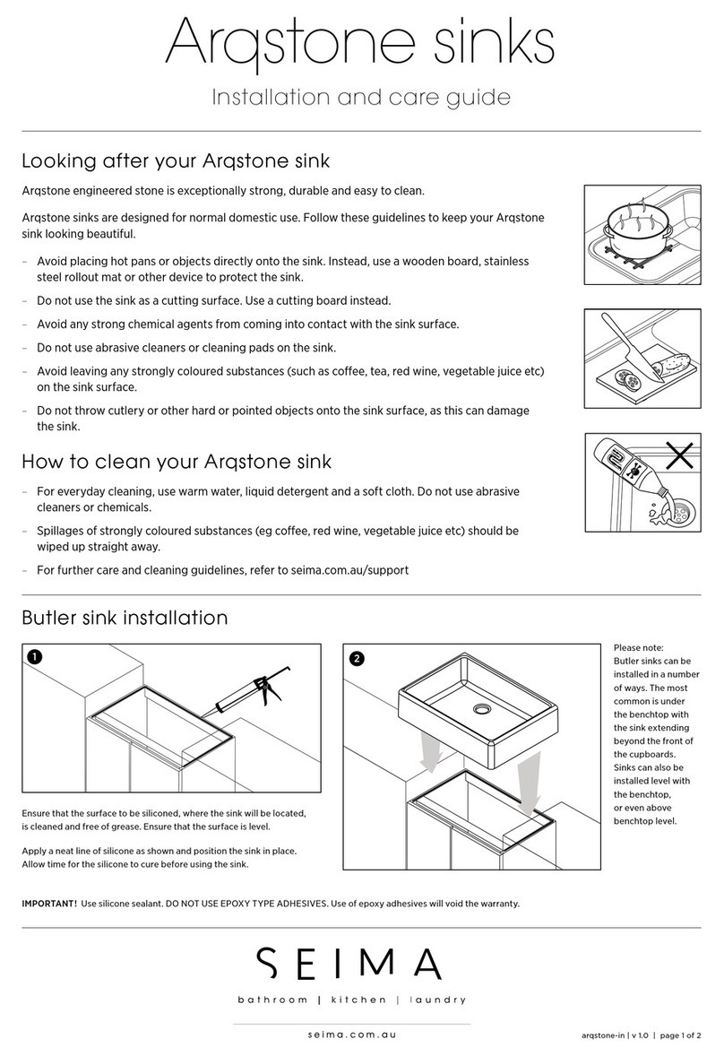 Seima OROS 550 Installation and care guide