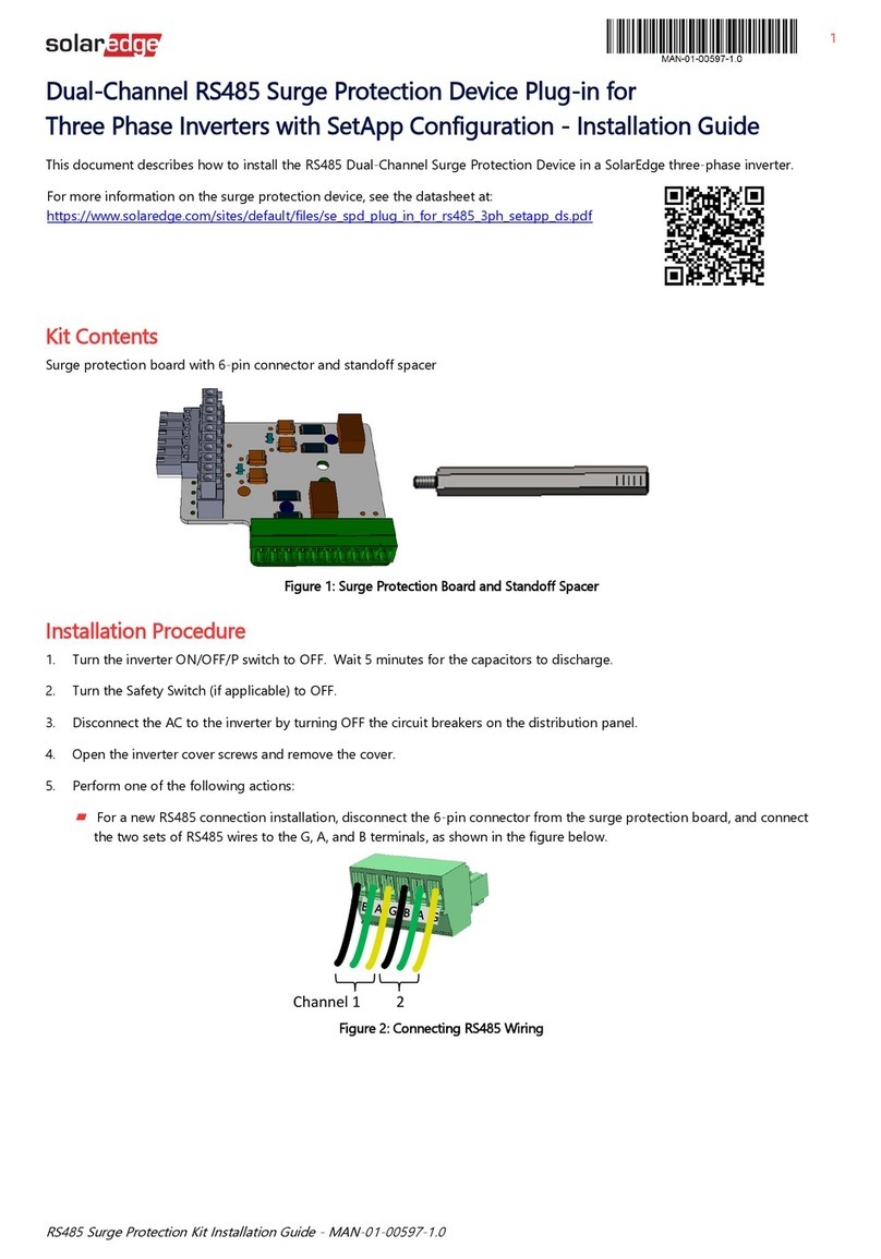 SolarEdge RS485 Plug-in installation guide