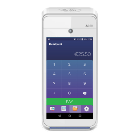 Handpoint Emerchantpay PAX A920 quick start guide