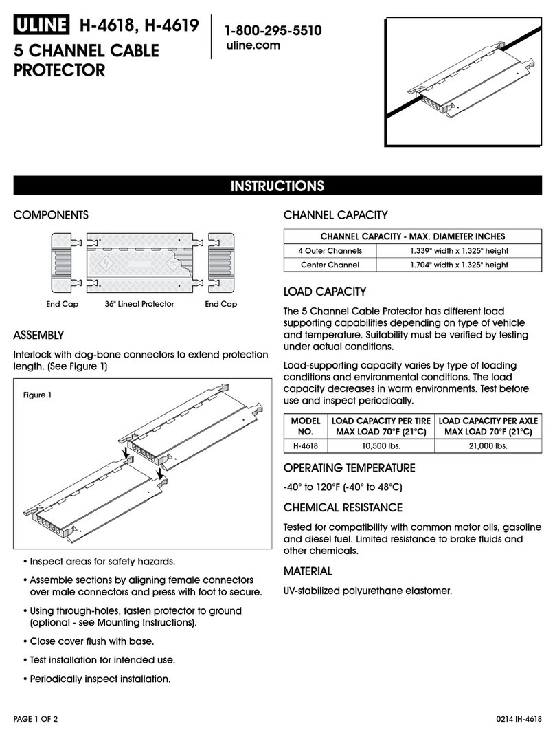 U-Line H-4618 User manual U-Line H-4618 User manual