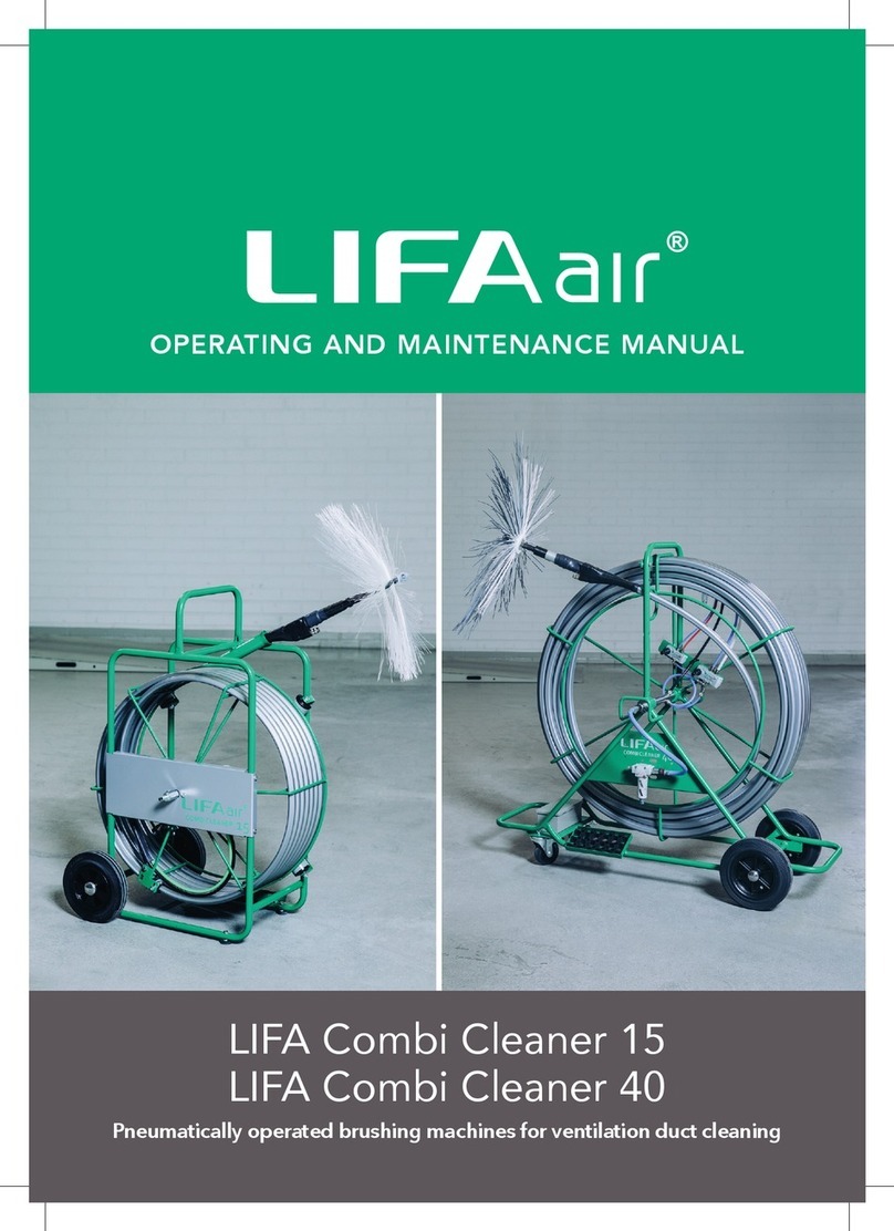 Lifa Air Combi Cleaner 15 Operating and maintenance manual