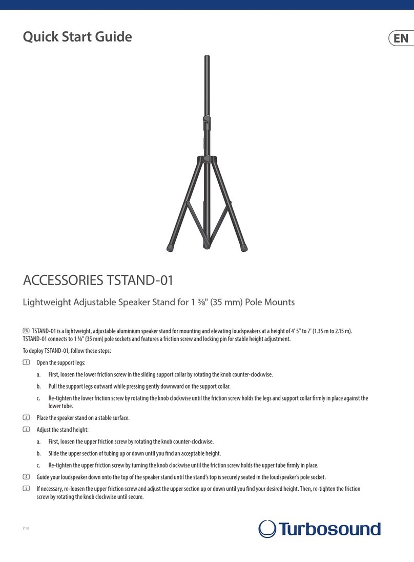 Turbosound TSTAND-01 User manual