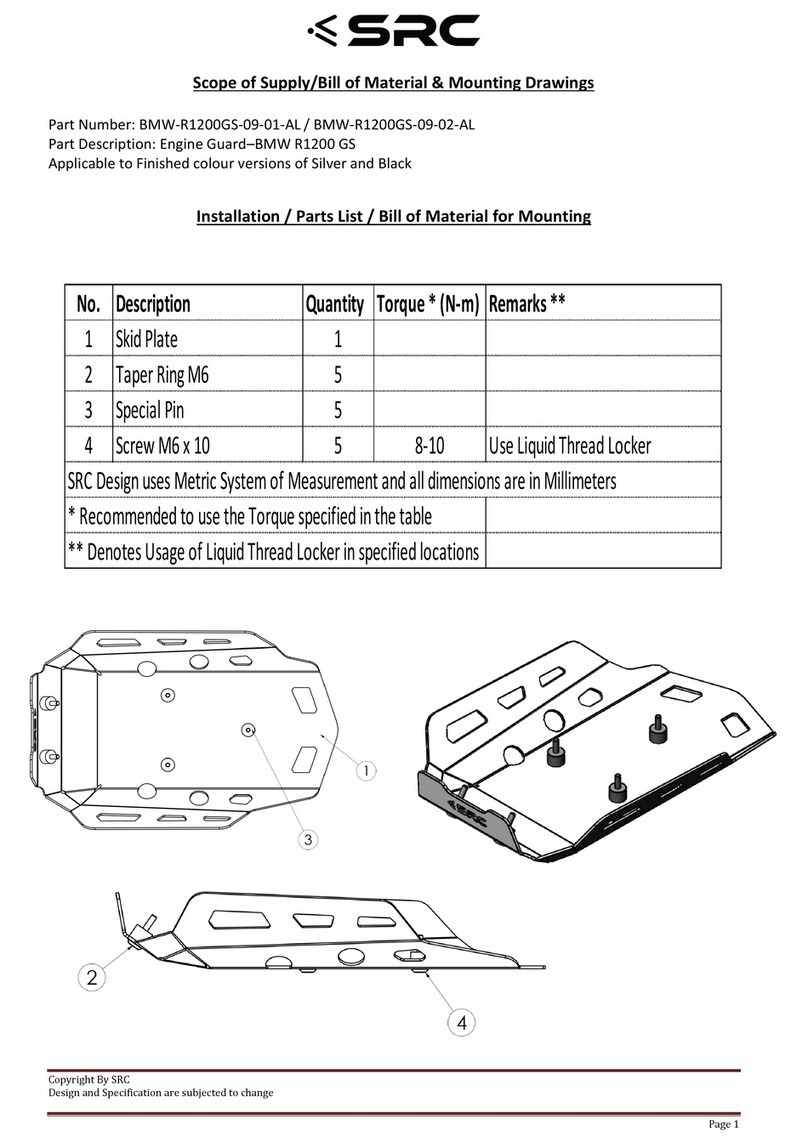 SRC BMW-R1200GS-09-01-AL User manual