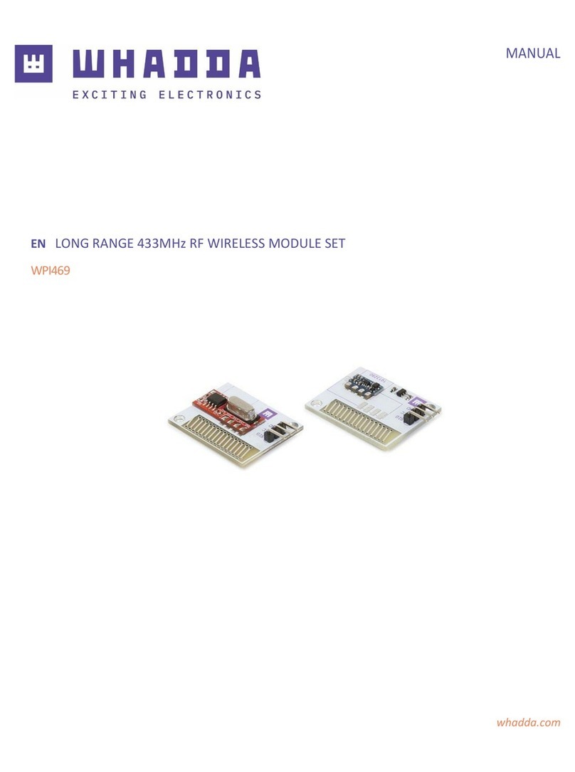 Velleman Whadda WPI469 User manual