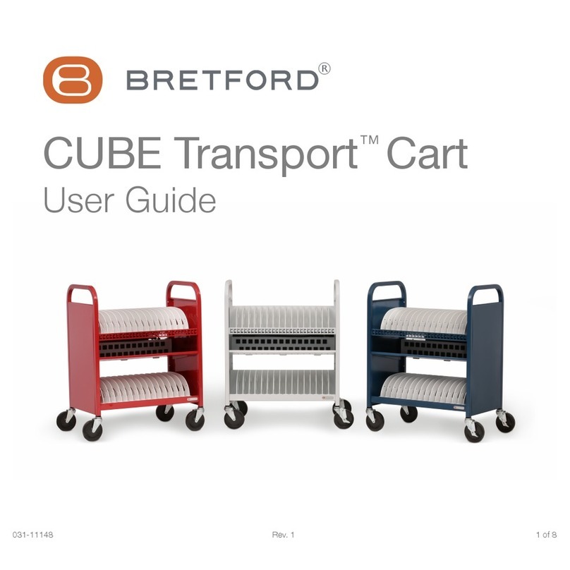 Bretford CUBE Transport Cart 30 User manual