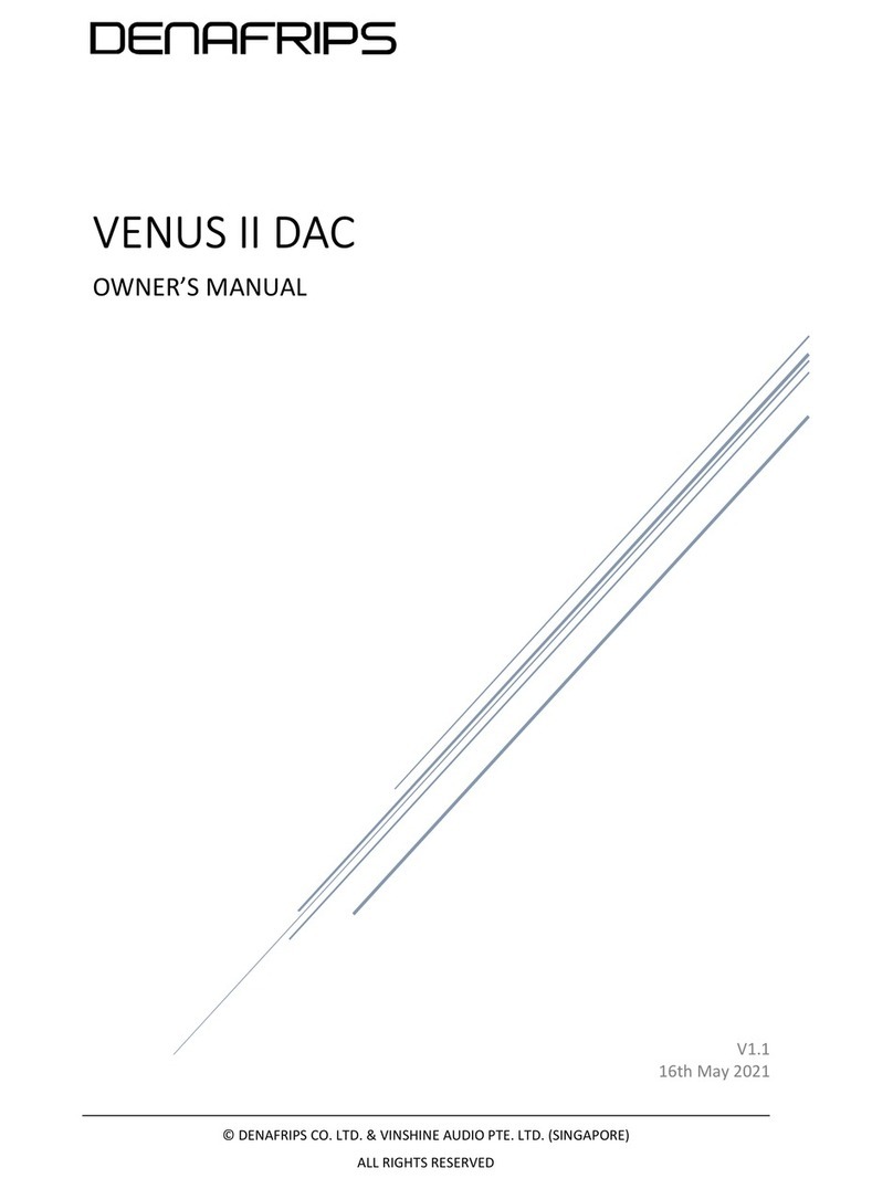 DENAFRIPS VENUS II owner's manual