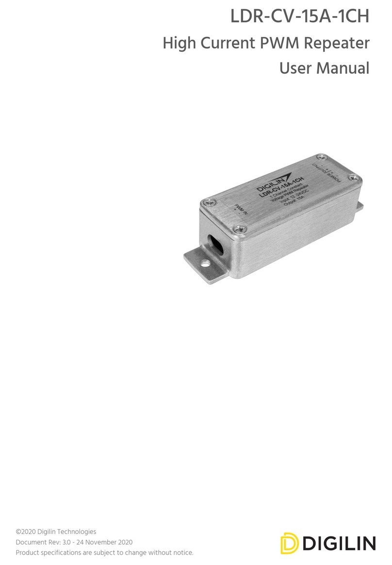 Digilin LDR-CV-15A-1CH User manual