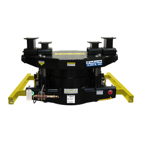 Challenger Lifts RJ15 Installation, operation & maintenance manual