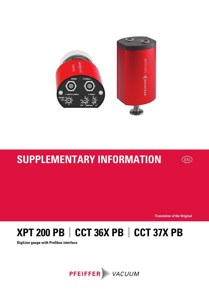Pfeiffer Vacuum XPT 200 PB Supplementary information Pfeiffer Vacuum XPT 200 PB Supplementary information