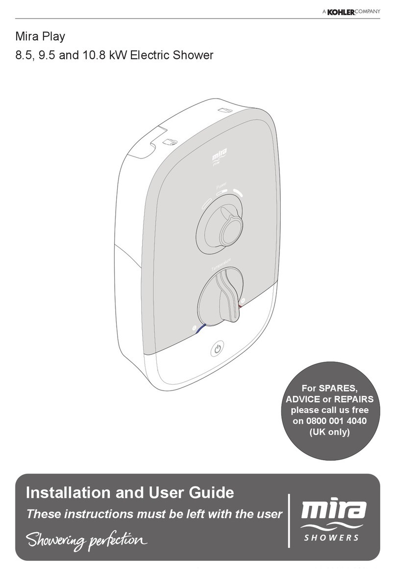 Kohler Mira Play User manual