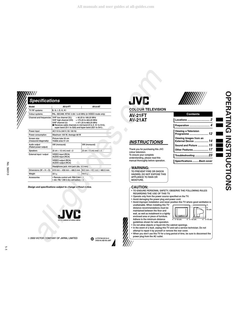 JVC AV-21FT User manual