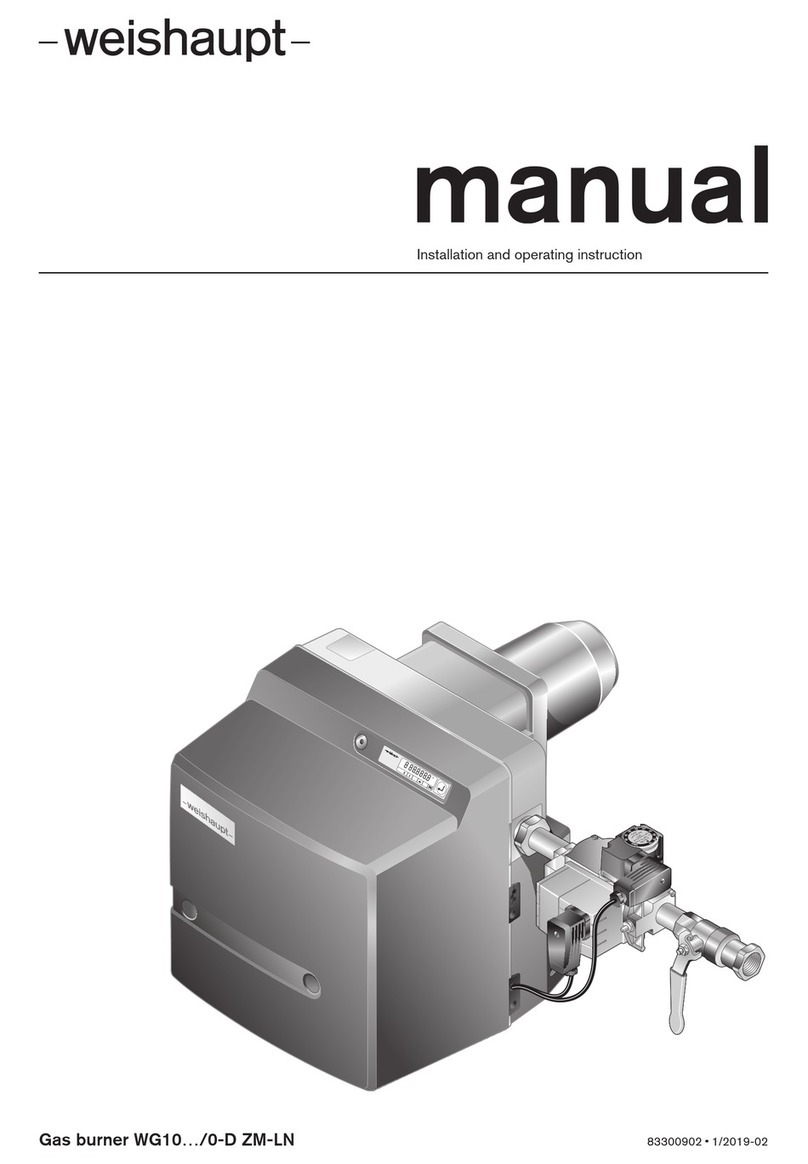 Weishaupt WG10 Series manual