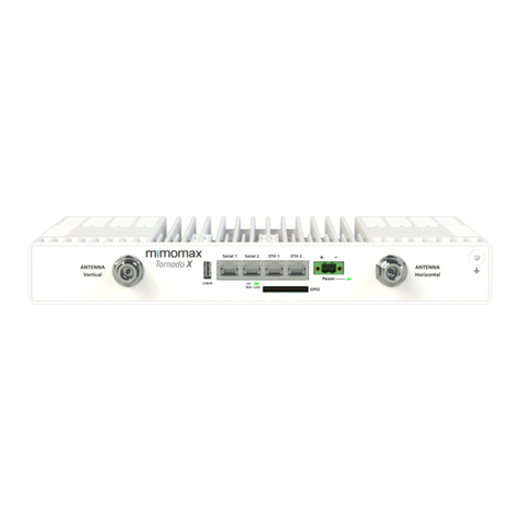Mimomax TORNADO X User manual