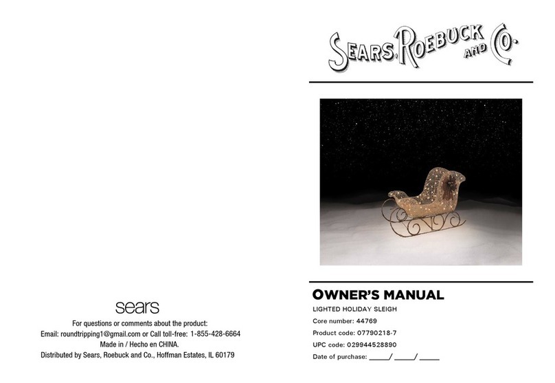 Sears 44769 owner's manual
