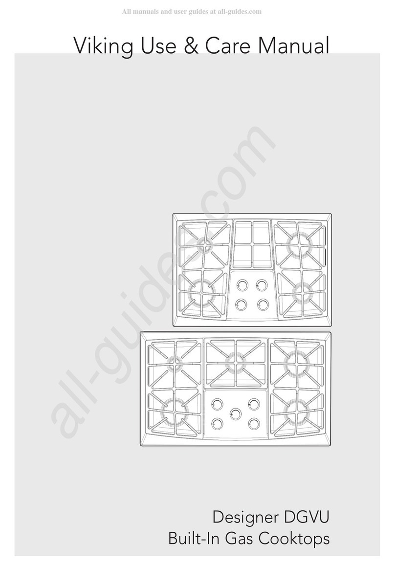 Viking Designer DGVU Use & care manual