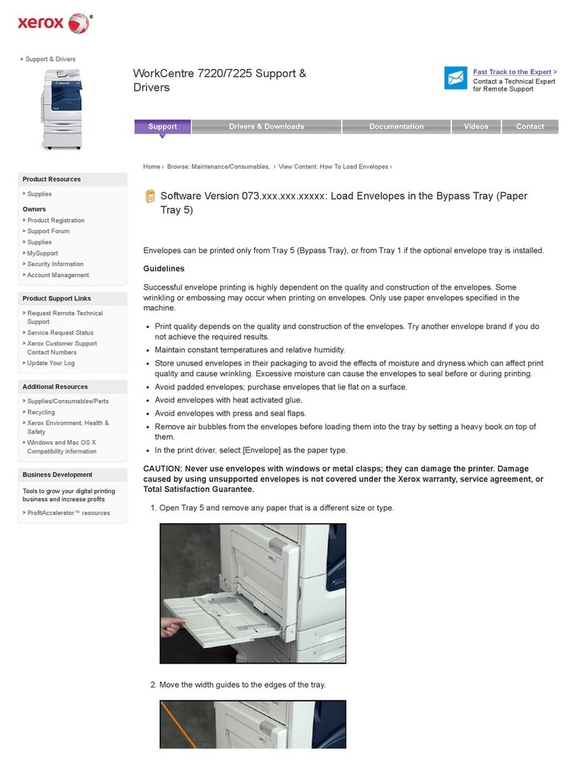 Xerox WorkCentre 7220 User manual