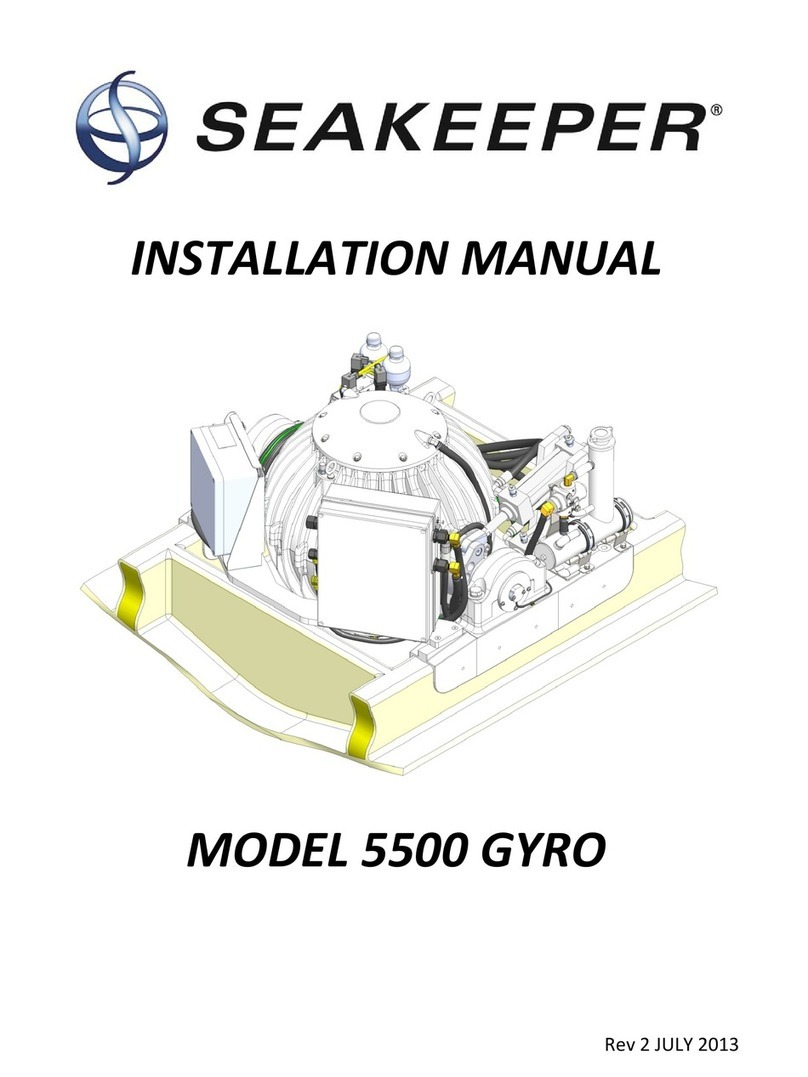 Seakeeper 5500 GYRO User manual Seakeeper 5500 GYRO User manual