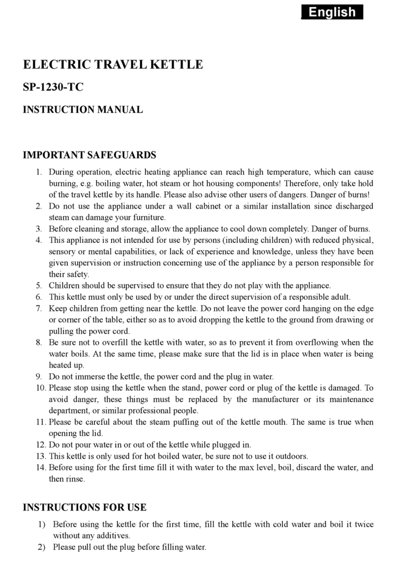 SAPIRHOME SP-1230-TC User manual SAPIRHOME SP-1230-TC User manual