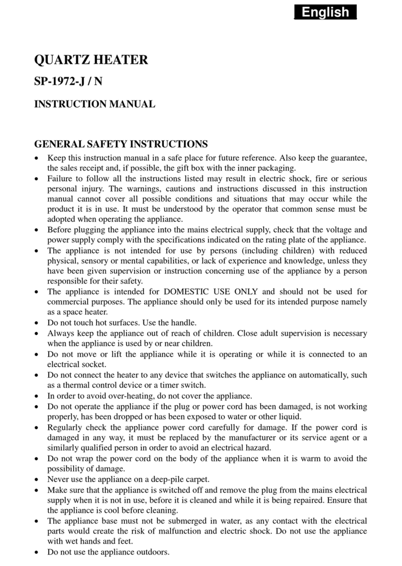 SAPIRHOME SP-1972-J User manual