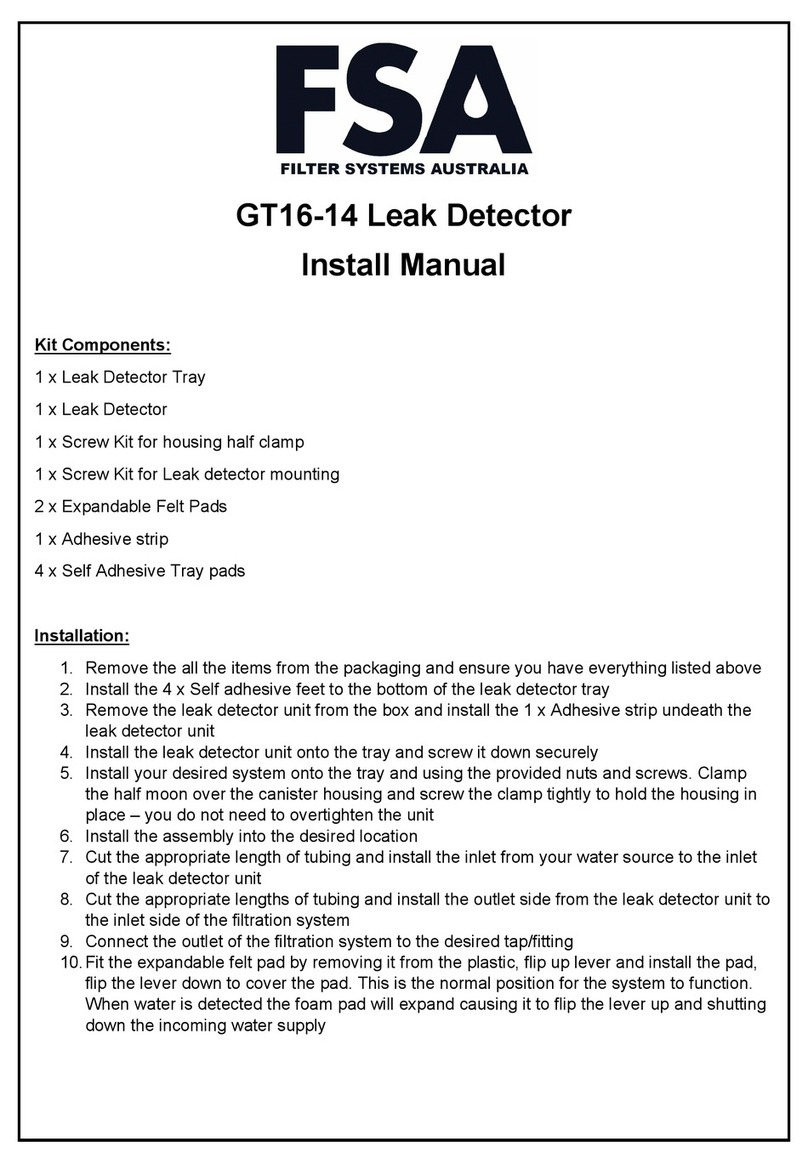 FSA GT16-14 Install manual