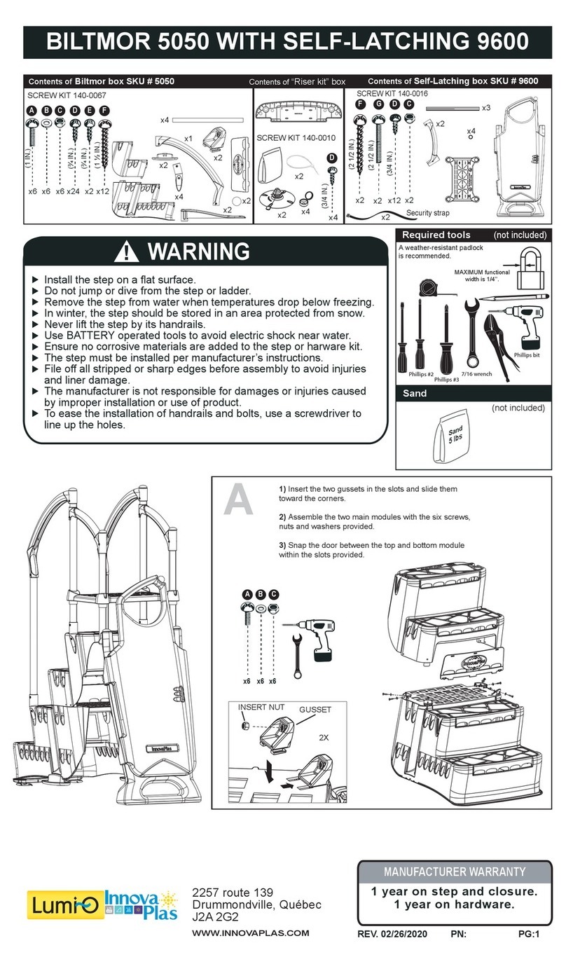INNOVAPLAS BILTMOR 5050 WITH SELF-LATCHING 9600 User manual INNOVAPLAS BILTMOR 5050 WITH SELF-LATCHING 9600 User manual