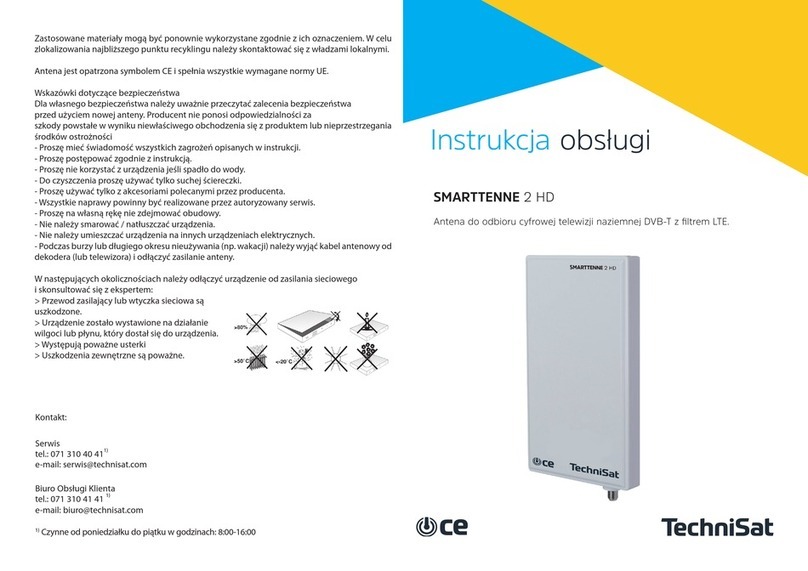 TechniSat CE SMARTTENNE 2 HD installation guide