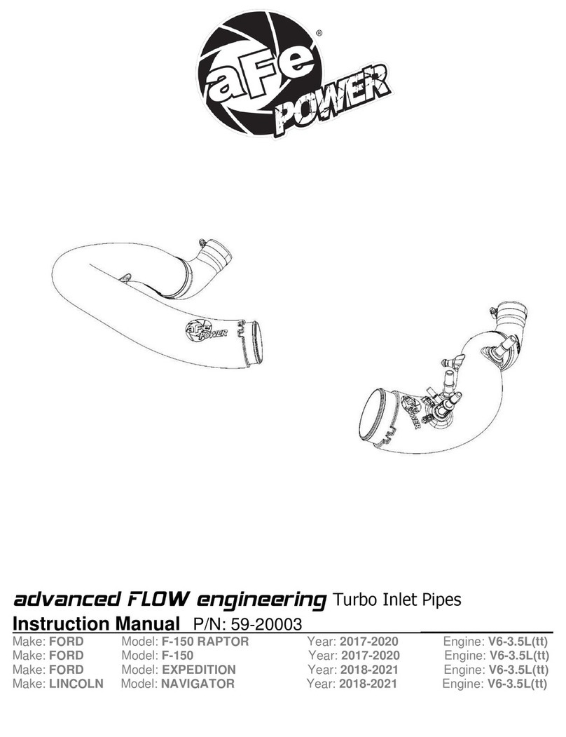 aFe Power advanced FLO engineering User manual aFe Power advanced FLO engineering User manual