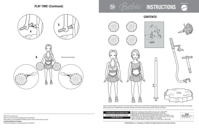 Mattel Barbie K8392-0920 User manual