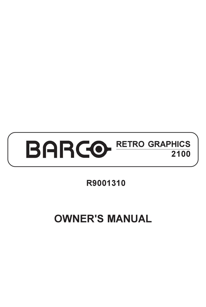 Barco R9001310 User manual