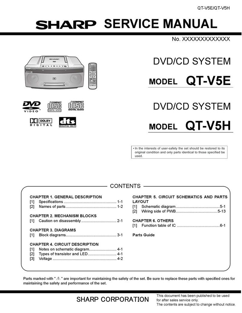 Sharp QT-V5E User manual Sharp QT-V5E User manual