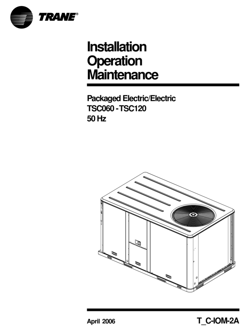 Trane Precedent TSC060 Owner's manual Trane Precedent TSC060 Owner's manual