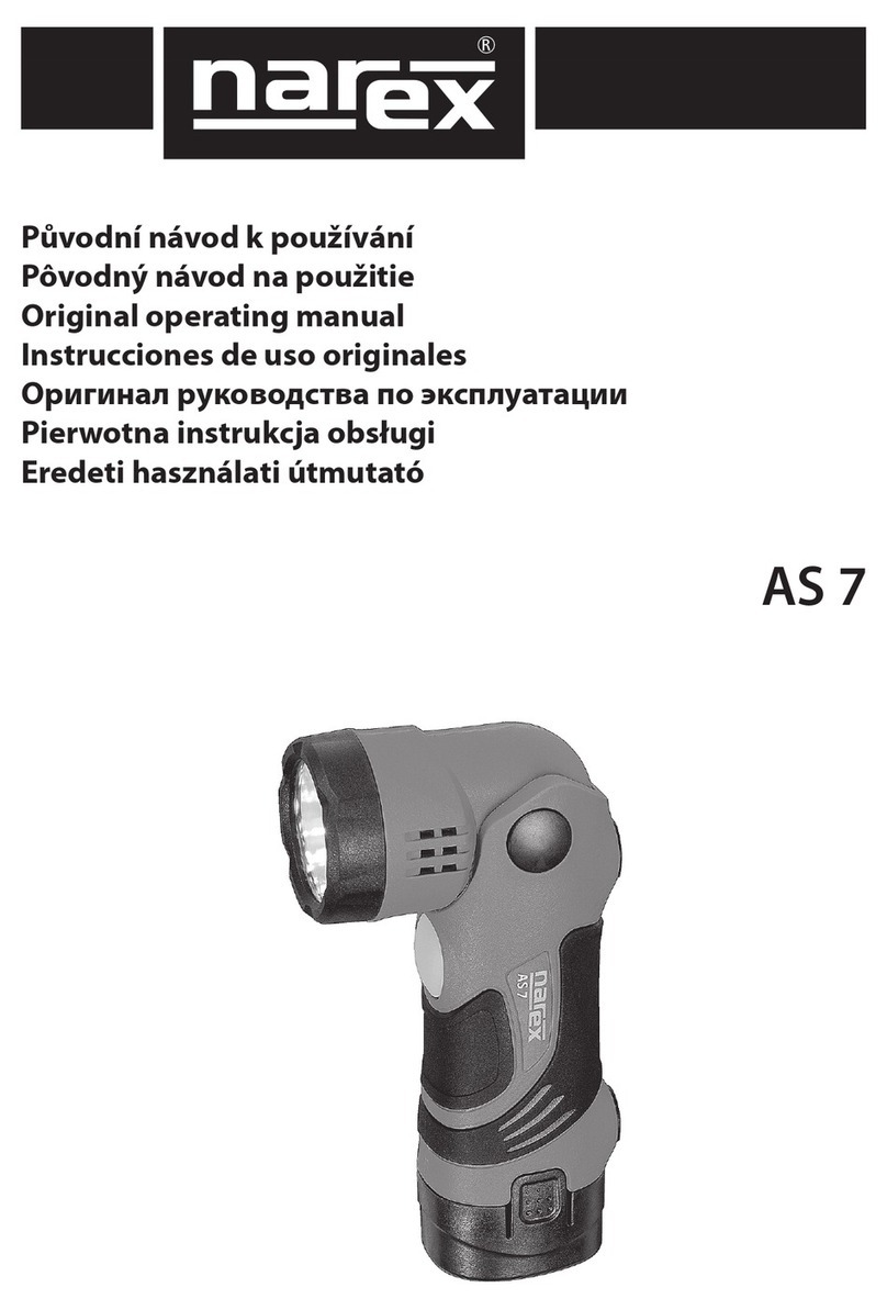 Narex AS 7 Original operating manual
