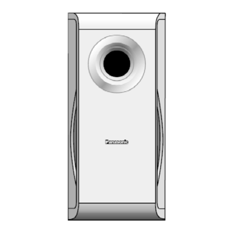 Panasonic SB-W40P Service manual