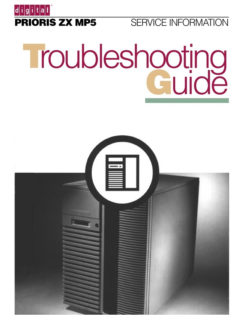 Digital Equipment PRIORIS ZX MP5 troubleshooting guide