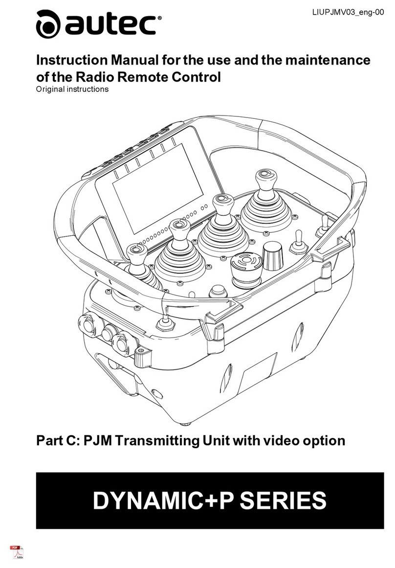 AUTEC DYNAMIC+P Series Instruction manual AUTEC DYNAMIC+P Series Instruction manual