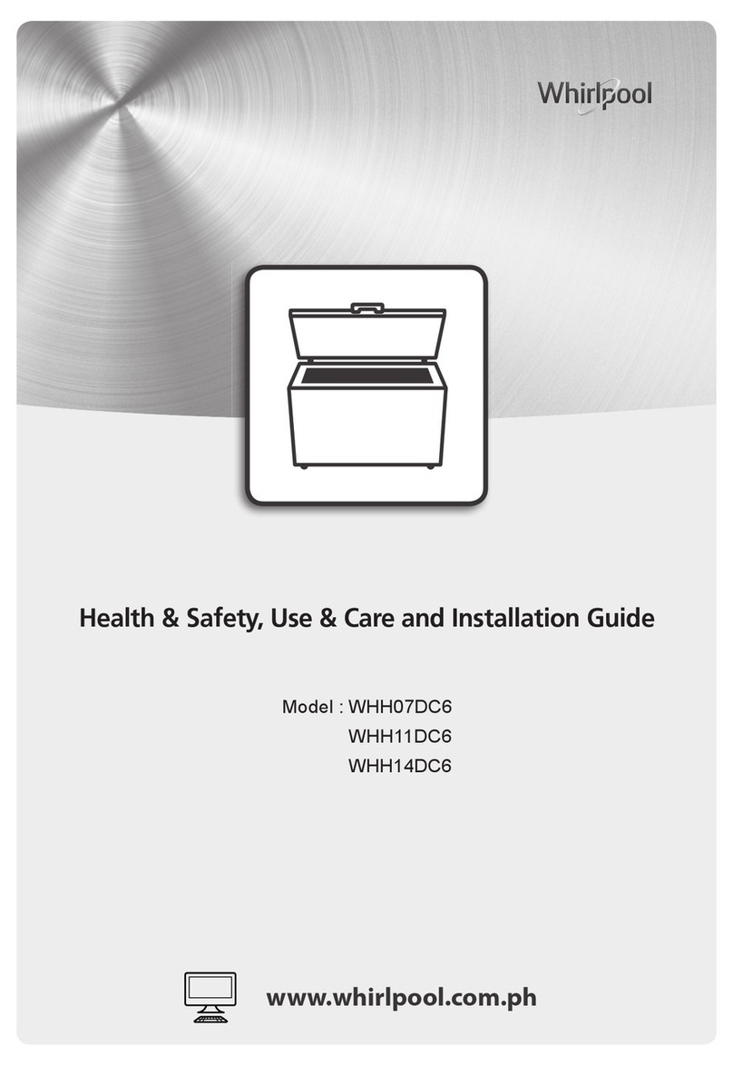 Whirlpool WHH07DC6 Health & safety, use & care and installation guide