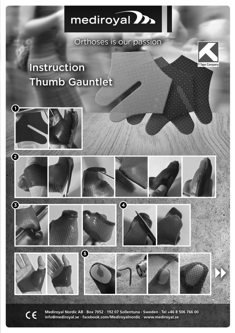 Mediroyal Thumb Gauntlet instructions