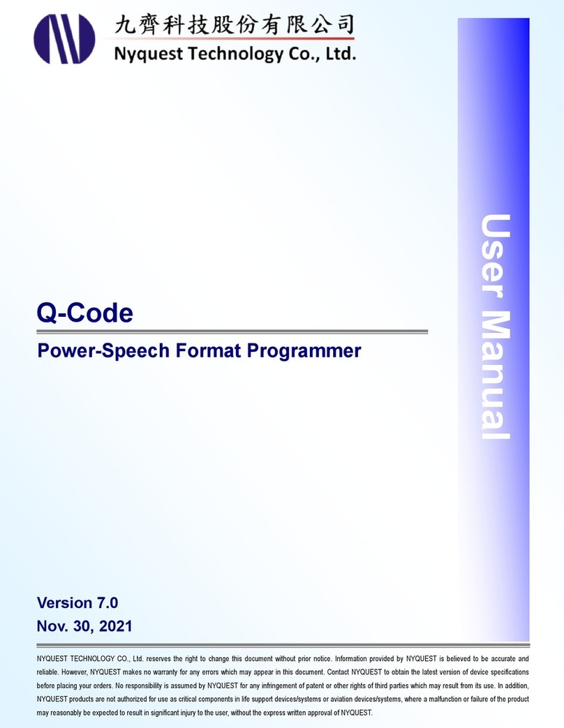 NyQuest Innovation Labs Q-Code user manual