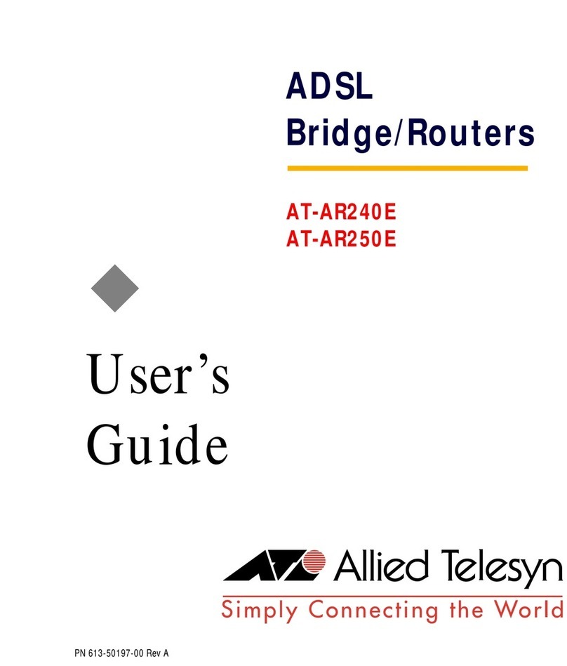 Allied Telesis AT-AR240E user guide