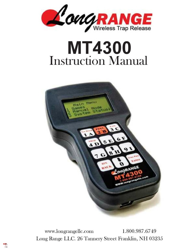 Long range MT4300 User manual