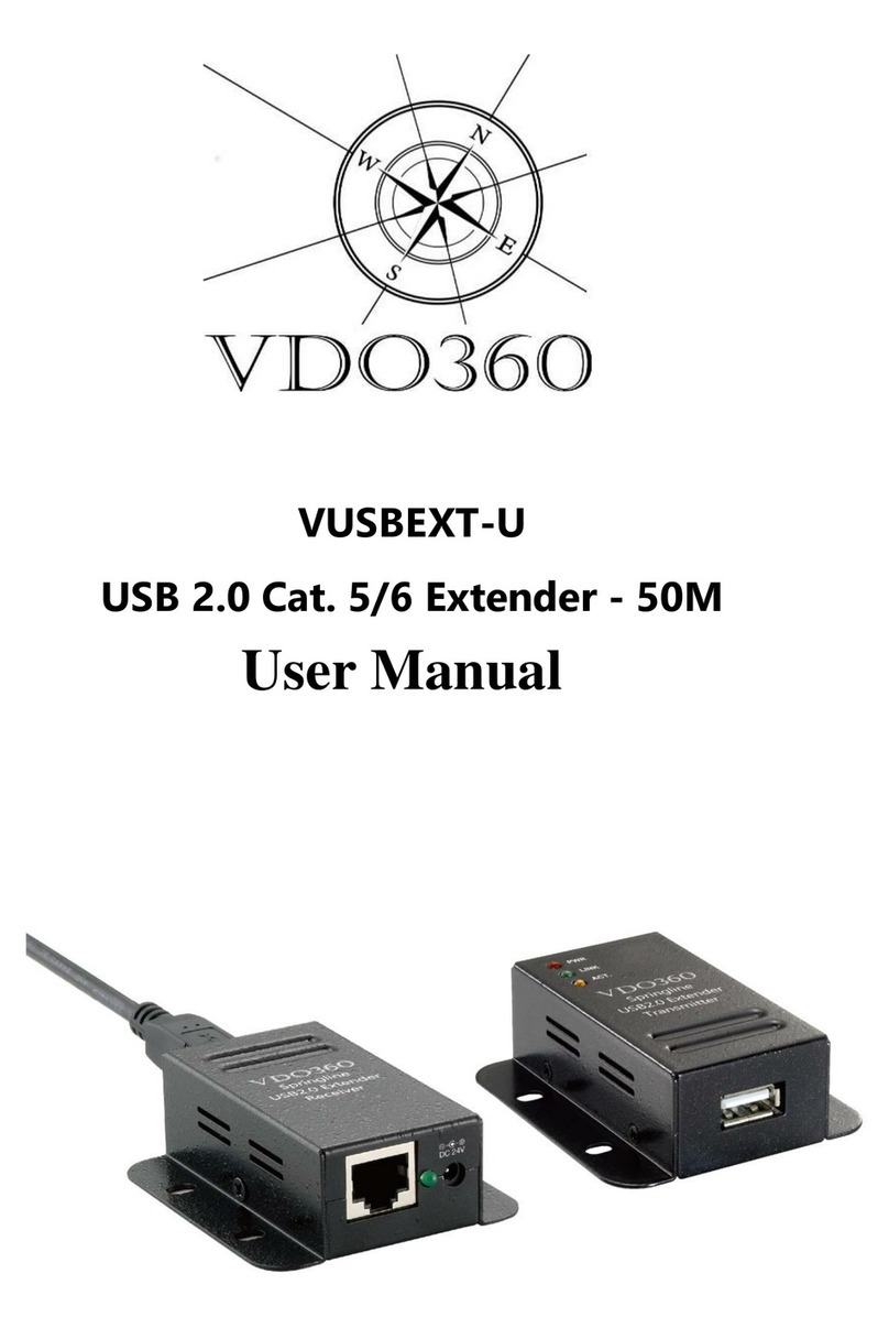 VDO360 VUSBEXT-U user manual