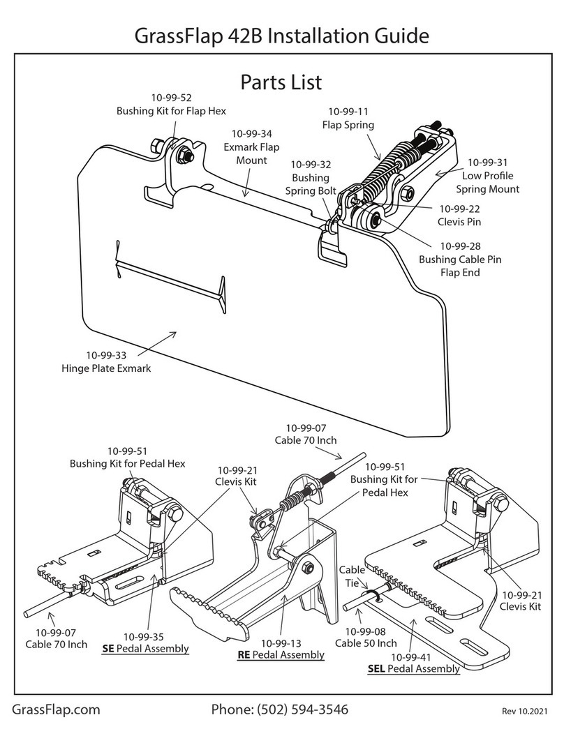 GrassFlap 42B installation guide