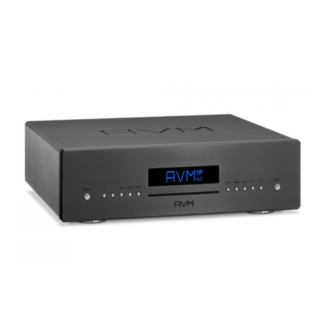 AVM OVATION MP 6.3 operating instructions