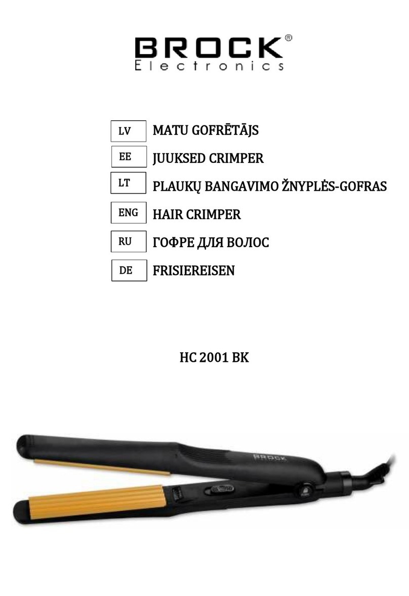 Brock HC 2001 BK manual