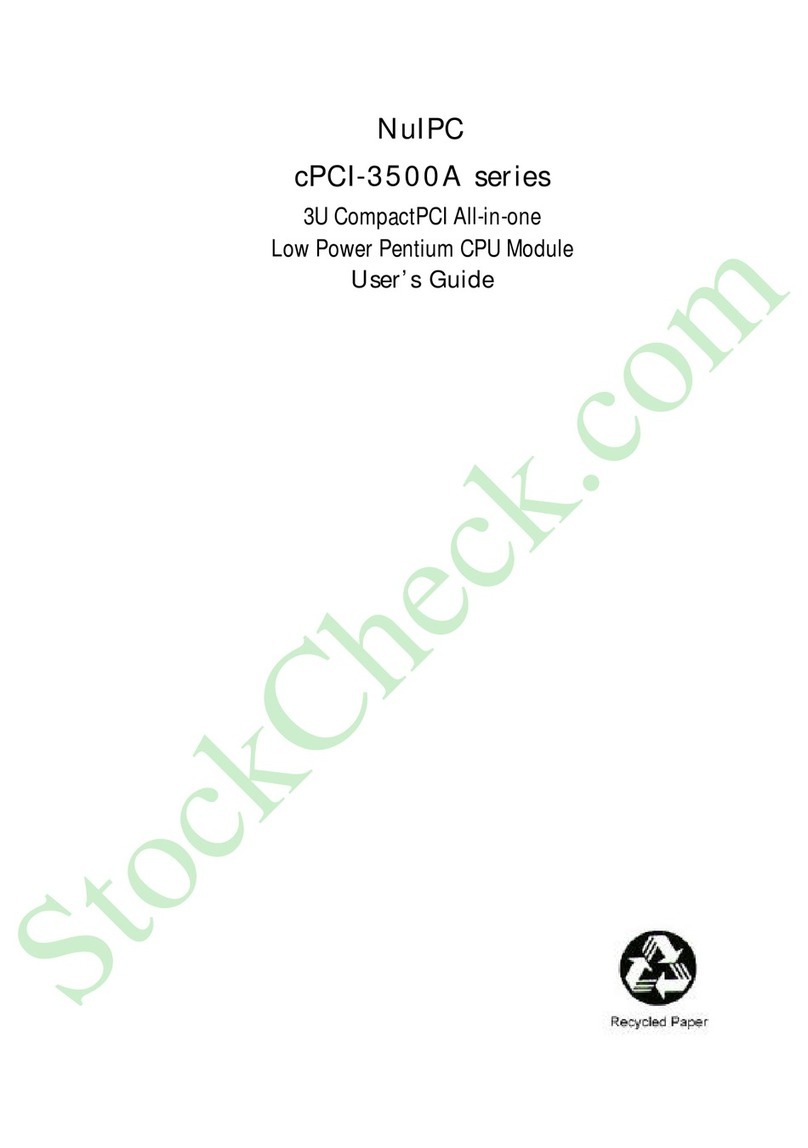 ADLINK Technology NuIPC cPCI-3500A Series user guide