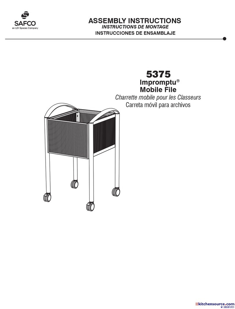 Safco Impromptu 5375 Assembly instructions