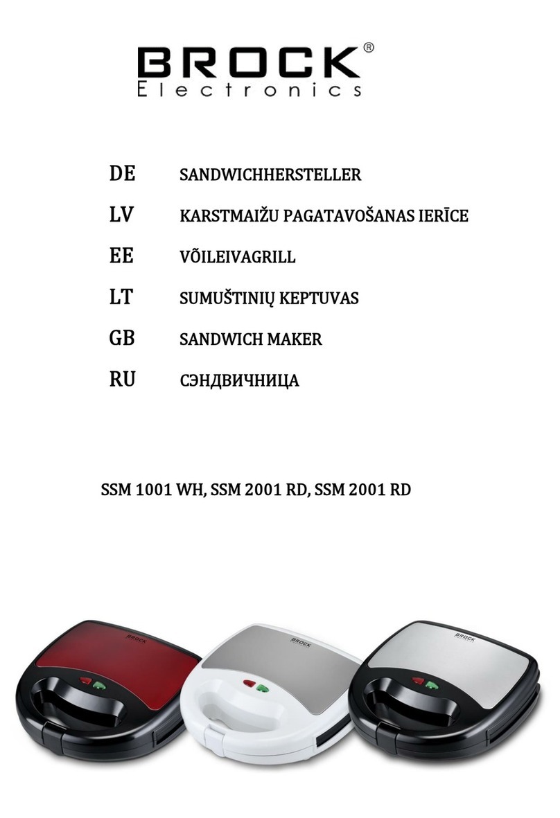 Brock SSM 1001 WH User manual