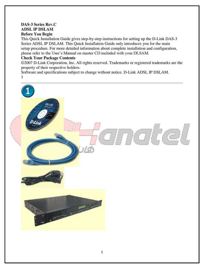 D-Link DAS-3 Series User manual D-Link DAS-3 Series User manual