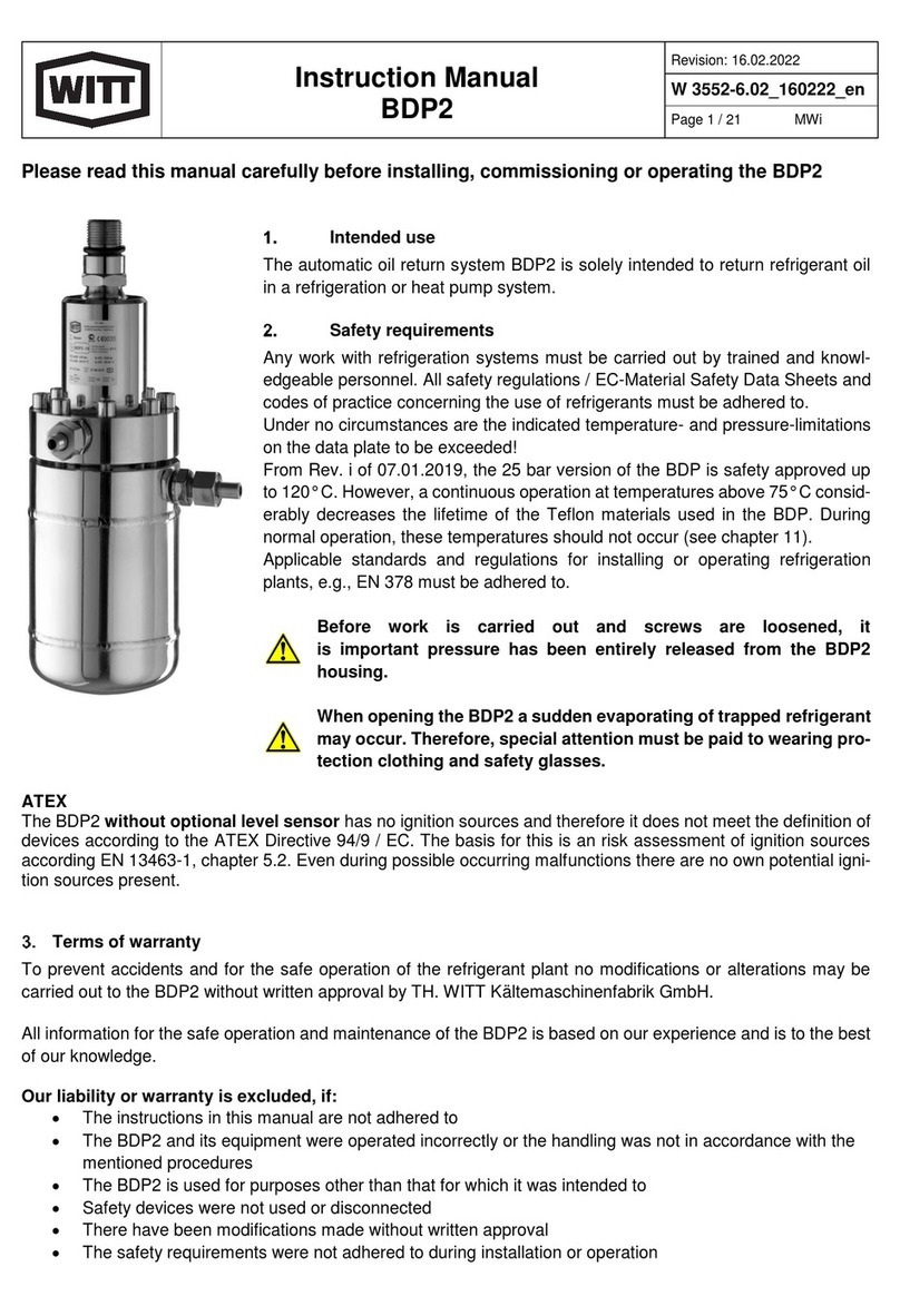 Witt BDP2 User manual