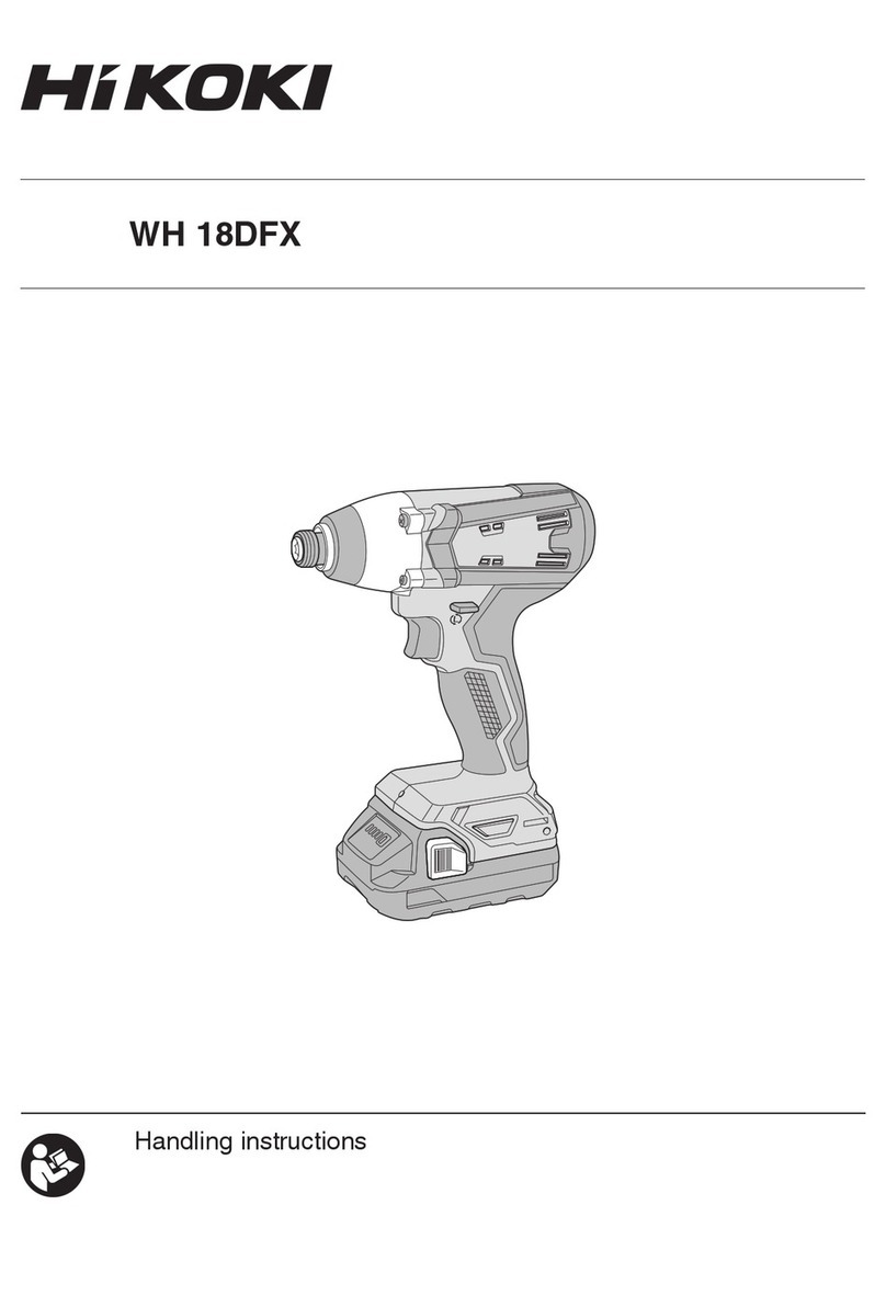 HIKOKI WH 18DFX User manual HIKOKI WH 18DFX User manual